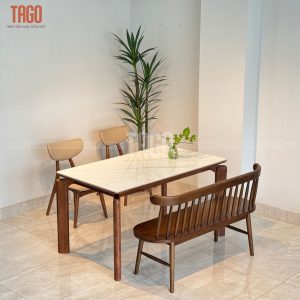 Bộ Bàn Ăn 2 Ghế Phối Bench TADI