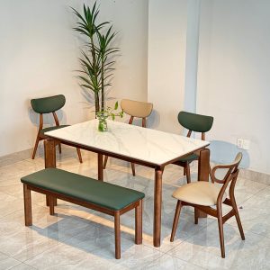 Bộ Bàn Ăn 4 Ghế Phối Bench TADI