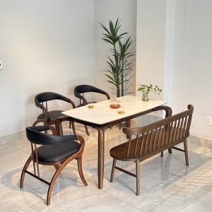 Bộ Bàn Đá KIVA 1M4 phối bench 207 - KV3GB