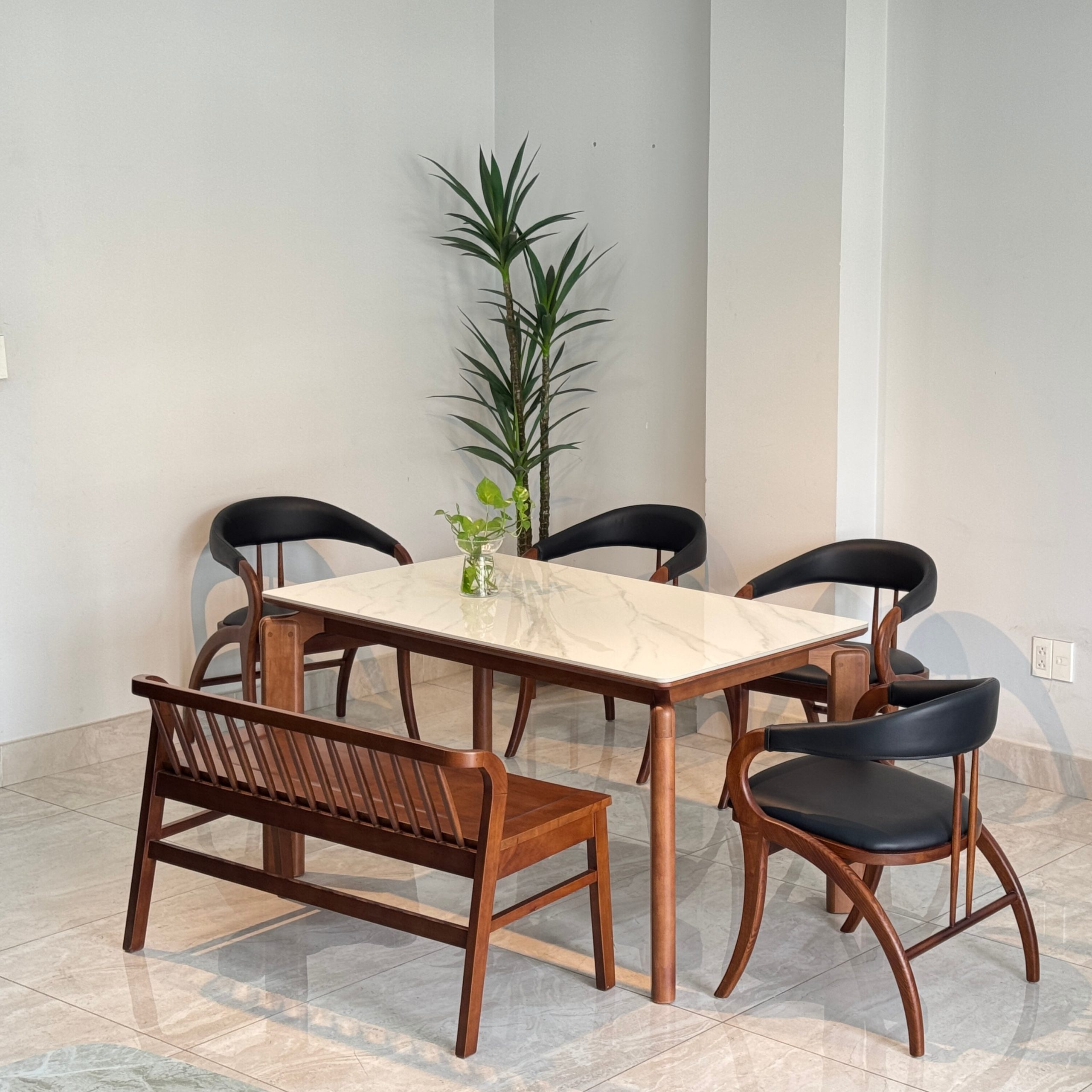 Bộ Bàn Ăn KIVA 1M39 - BKV3G139 - Hình ảnh 2