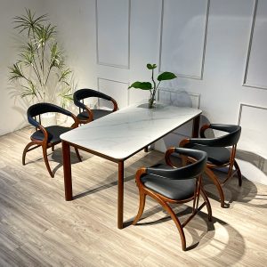 Bộ Bàn Ăn Kiva 1595mm - BKV4GW