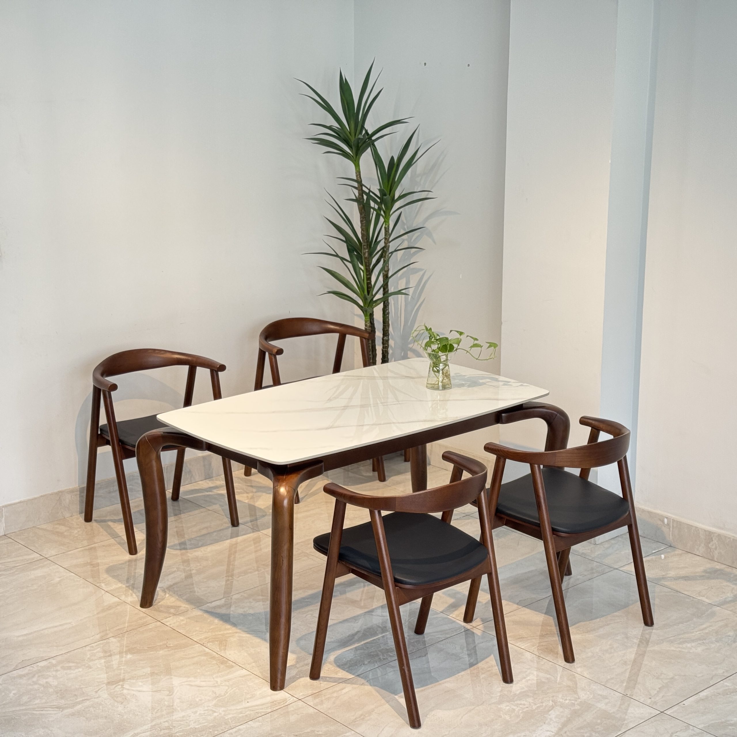 Bộ Bàn Ăn OKA 1m4 - ĐOK5G14 - Hình ảnh 2