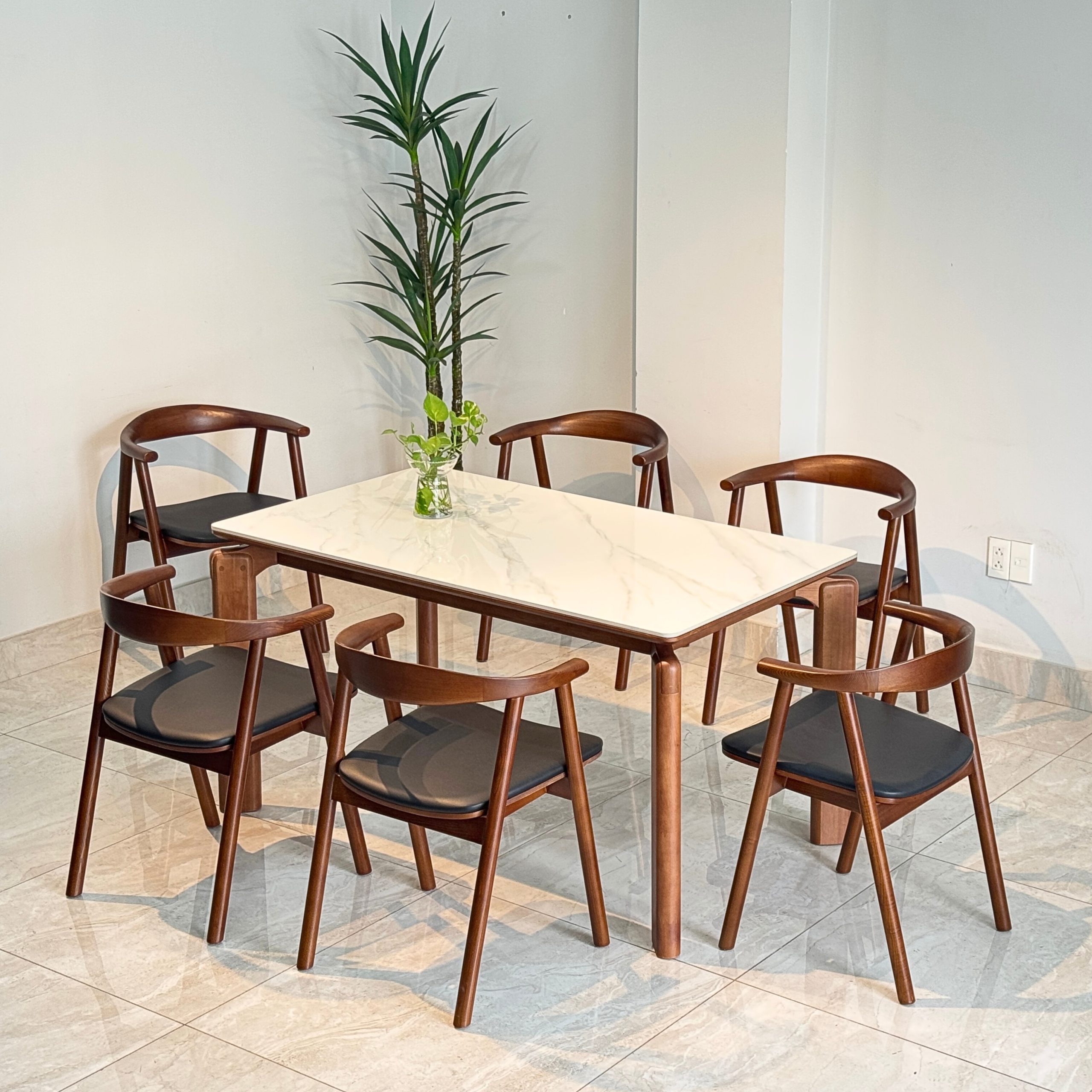 Bộ Bàn Ăn OKA 1m39 - ĐOK4G139 - Hình ảnh 3