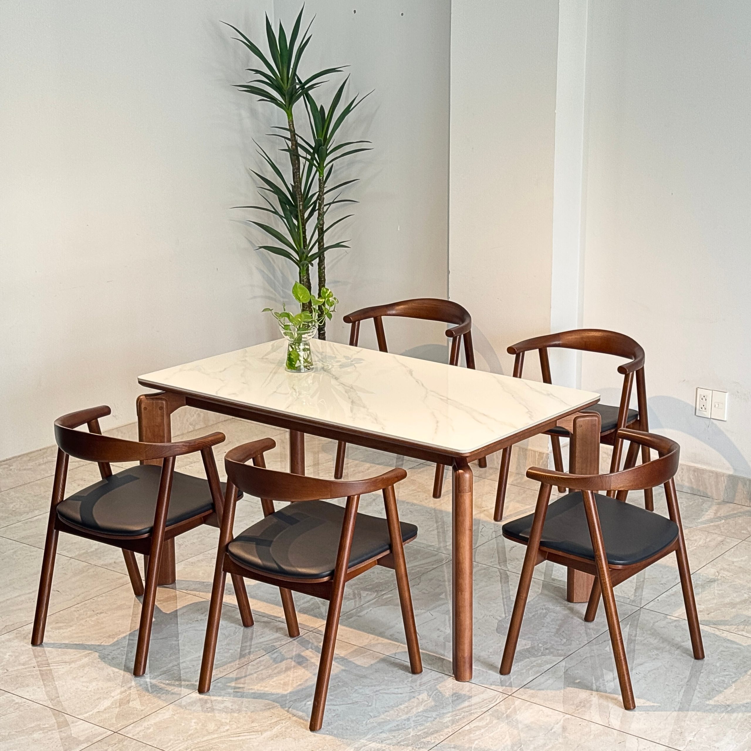 Bộ Bàn Ăn OKA 1m39 - ĐOK4G139 - Hình ảnh 2