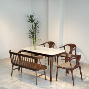 Bộ Bàn Đá SENI 1M4 phối bench 207 - ĐSN3GB