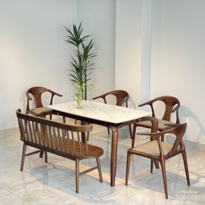 Bộ Bàn Đá SENI 1M4 phối bench 207 - ĐSN4GB