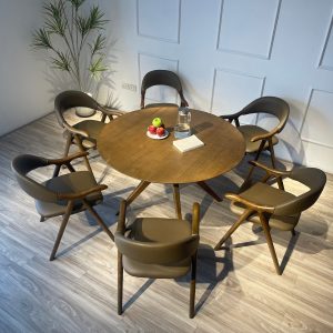 Bộ Bàn Ăn Tròn LFM D12 - LFM6GD12