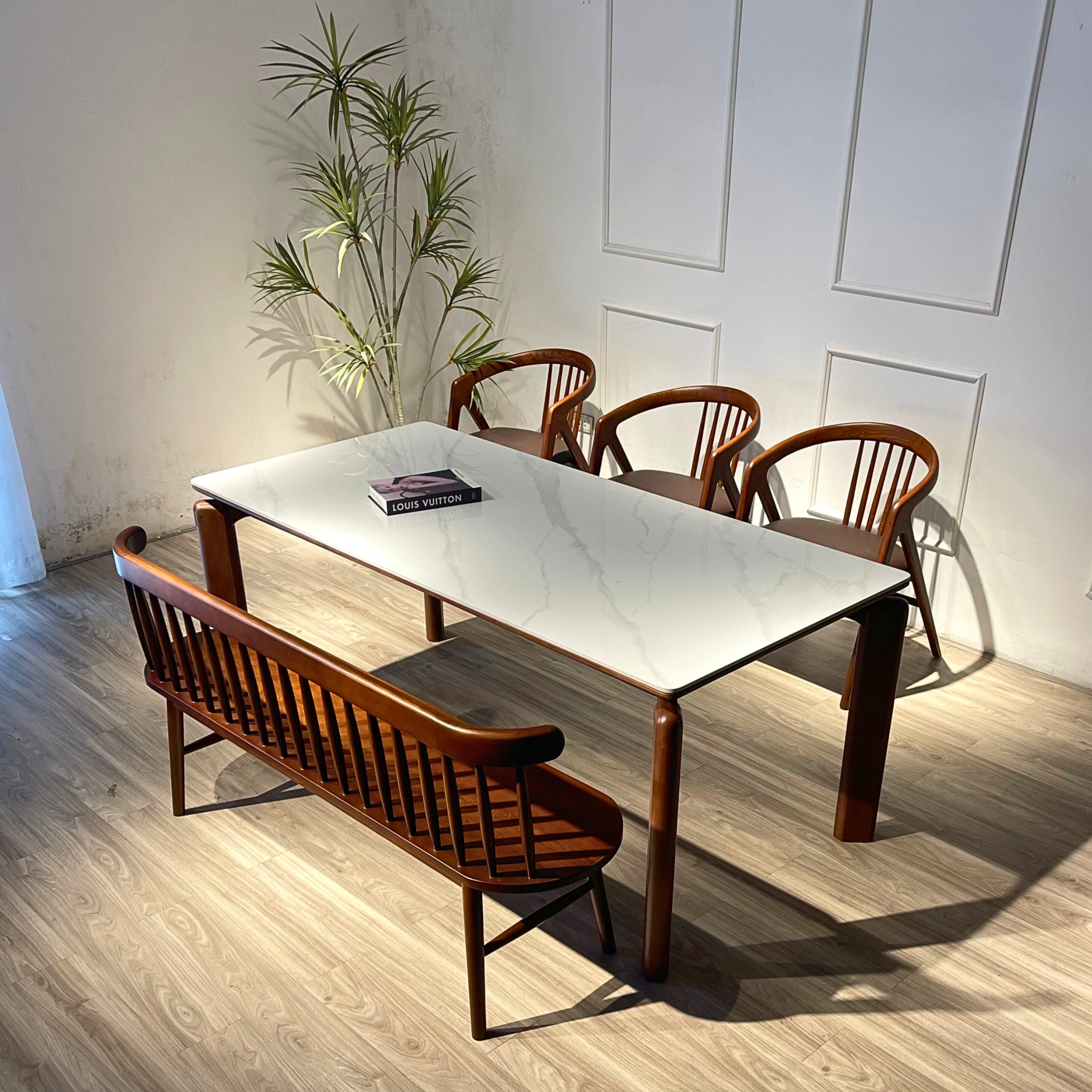Bộ Bàn Đá MORI 1M79 Phối Bench 207 - ĐMR4GB15 - Hình ảnh 3