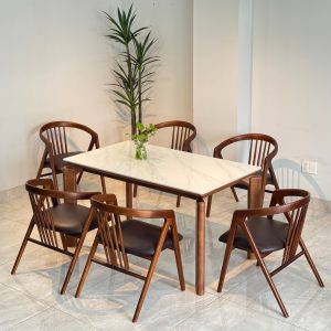 Bộ Bàn Ăn MORI 1m39 - MR6G139
