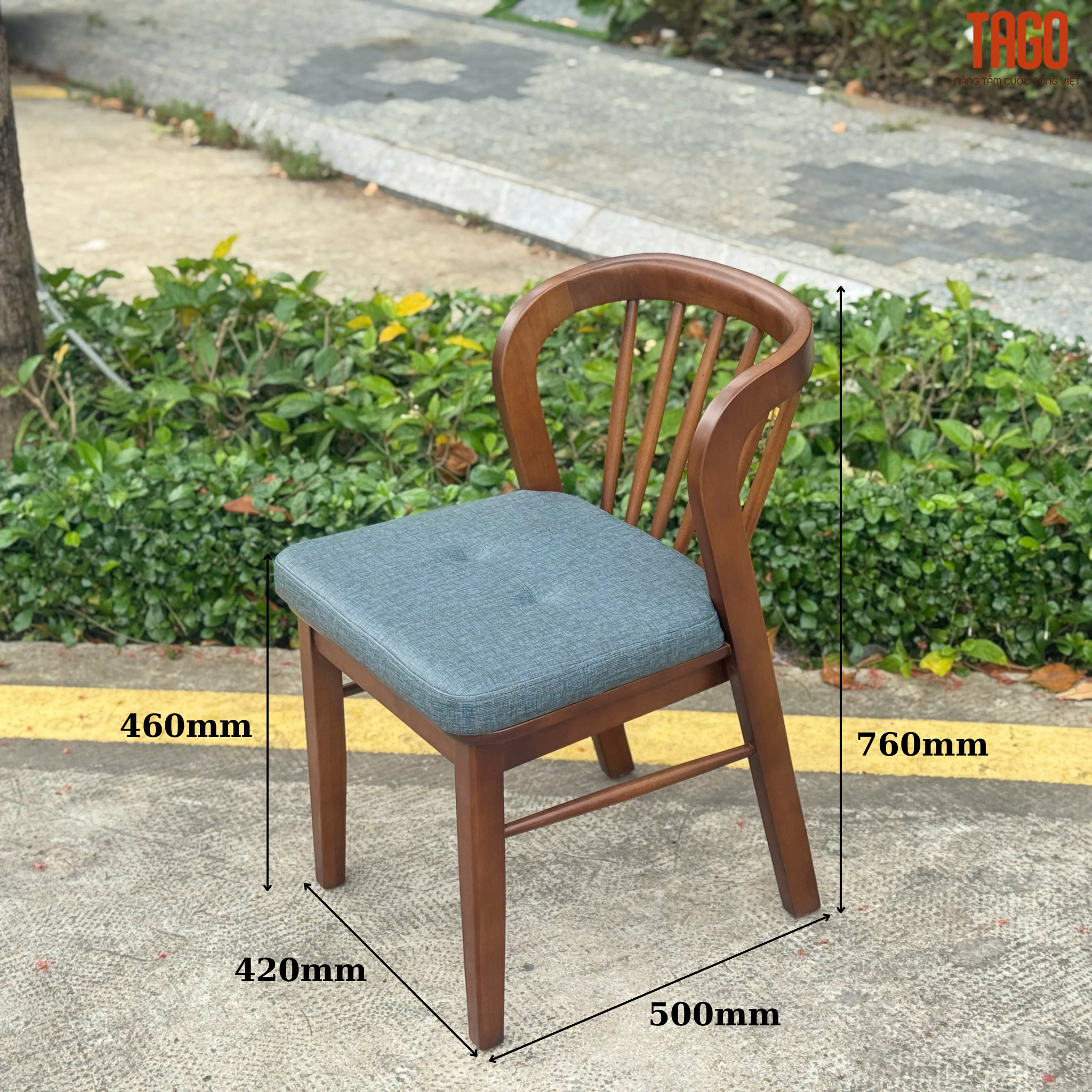 Bộ bàn ăn Candy 1m4 - CA6GBL14 - Hình ảnh 3