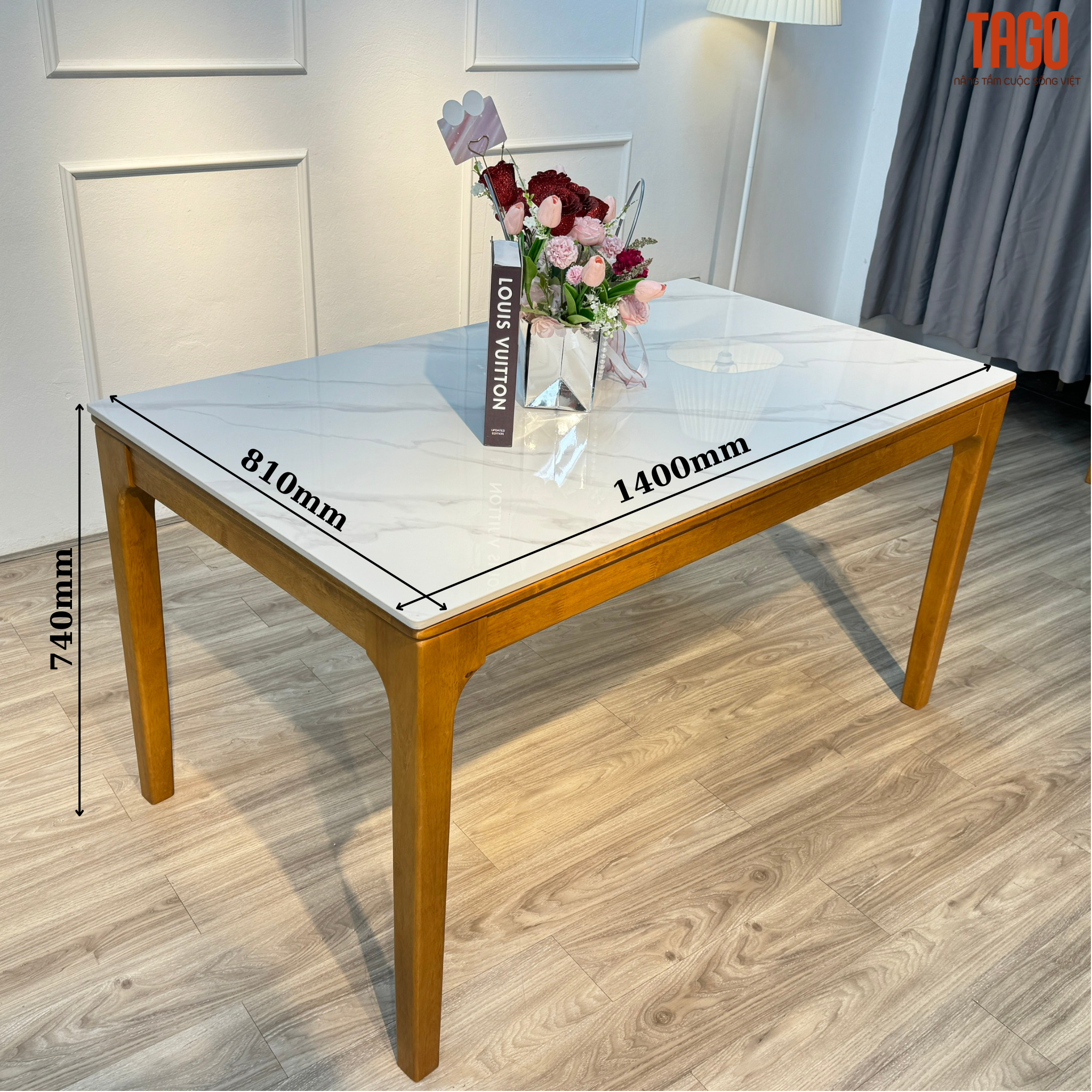 Bộ Bàn Ăn Candy 1m4 - CA14V4G - Hình ảnh 4