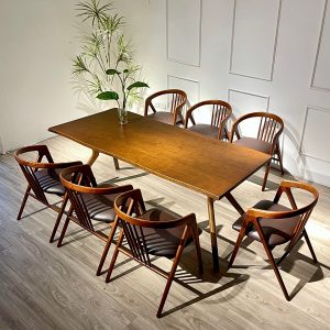 Bộ Bàn Ăn Gỗ MORI 2M- MR7G20