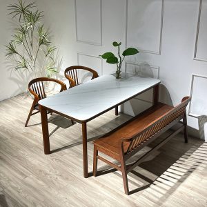 Bộ Bàn Ăn MORI 1m595 phối bench - MR2GB14