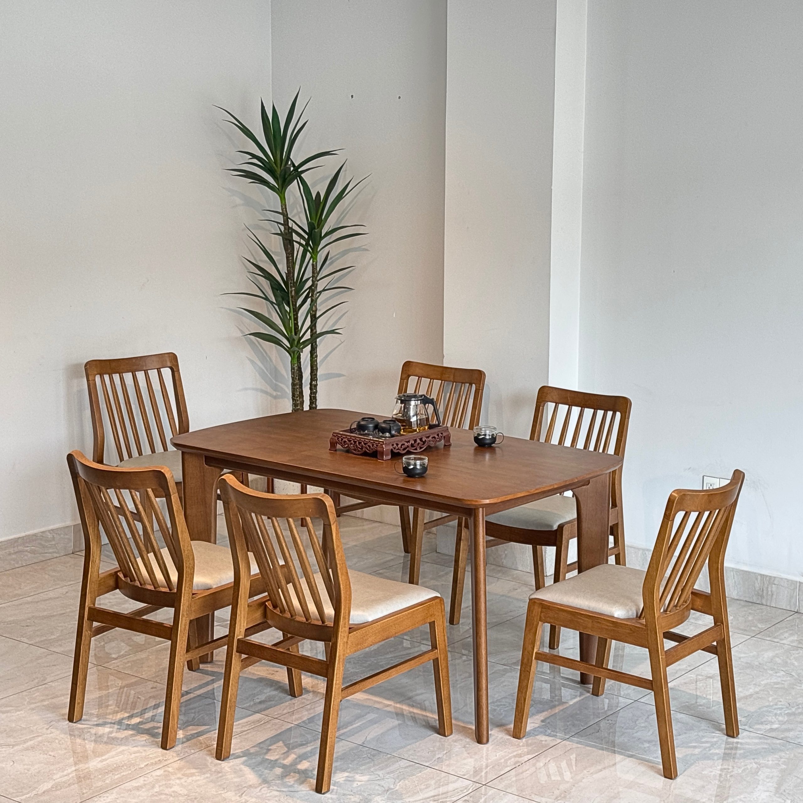 Bộ Bàn Ăn Milan Grace 1m4 - ML4G14 - Hình ảnh 3