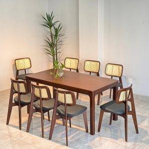 Bộ Bàn Ăn Gỗ TIRA 1M8 - GTR8G1M8
