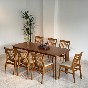Bộ Bàn Ăn Milan Grace 1m9 - ML7G19